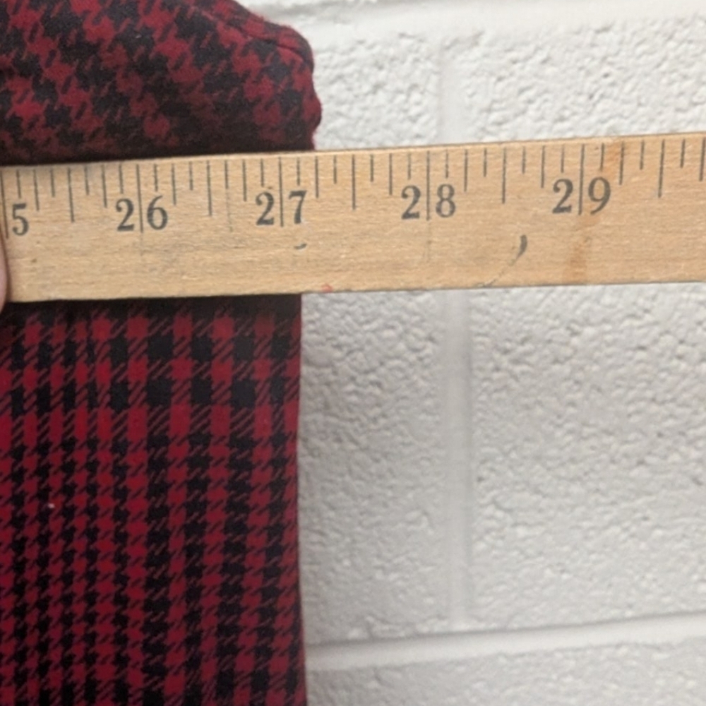 J. Jill size XL black and red plaid tunic - Picture 9 of 11